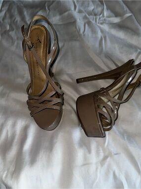 Tan Chinese Laundry Teaser Heels